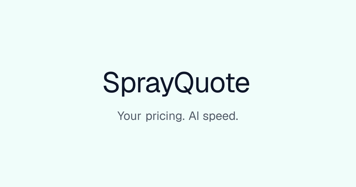 SprayQuote
